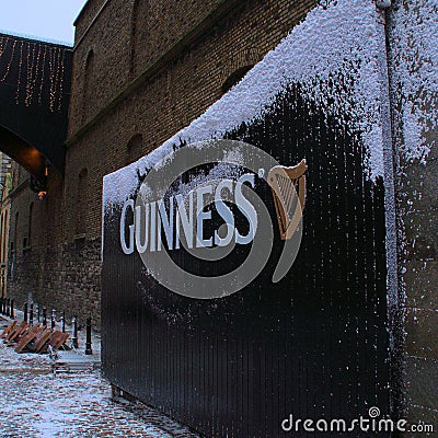 Guinness Factory Gates Editorial Stock Photo