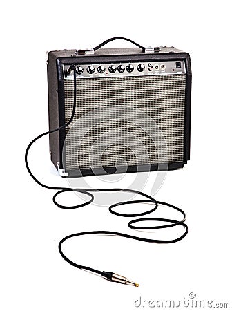 Guitar amp Stock Photo