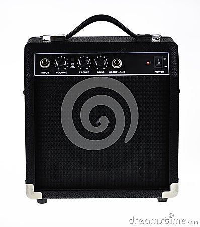 Guitar amp or amplifier Stock Photo