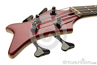 GUITAR BASS TUNE Stock Photo