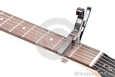 Guitar Capo Stock Photo