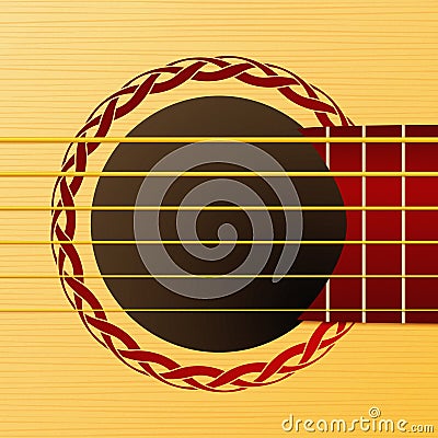 Guitar Deck Vector Illustration