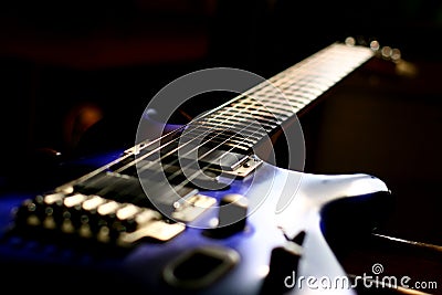 Guitar head Stock Photo