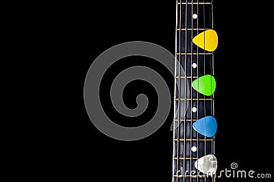 Guitar mediators Stock Photo