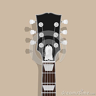 Guitar neck Vector Illustration