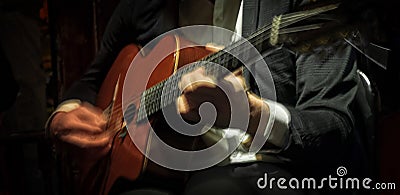 Guitar Passion Stock Photo