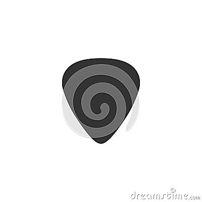 Guitar pick icon in simple design. Vector illustration Vector Illustration