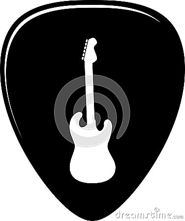 Guitar Pick Vector Vector Illustration