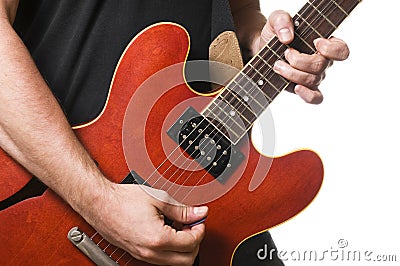 Guitar player Stock Photo