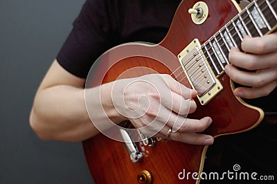 Guitar solo Stock Photo