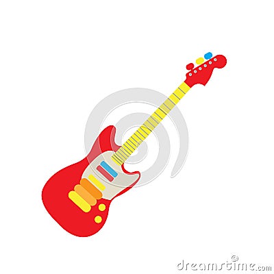 guitar toy Vector Illustration