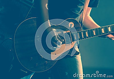 Guitarist Stock Photo