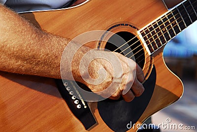 Guitarist Stock Photo