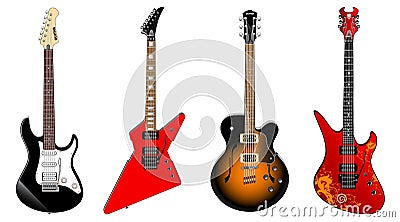 Guitars Vector Illustration