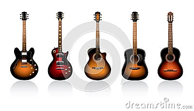 Guitars Vector Illustration