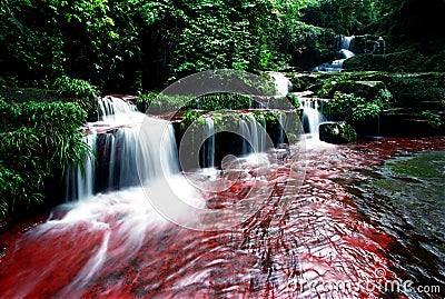 Guizhou Waterfall Chishui Stock Photo