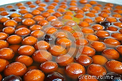 Gulab Jamun Stock Photo