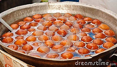 Gulab Jamun Stock Photo