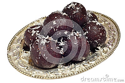 Gulab Jamun Stock Photo