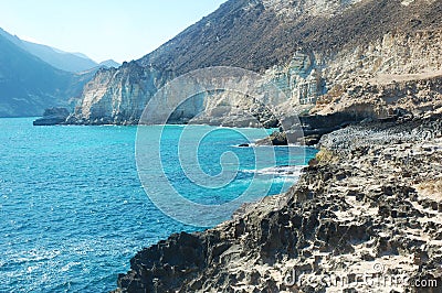 Gulf coast of Oman Stock Photo