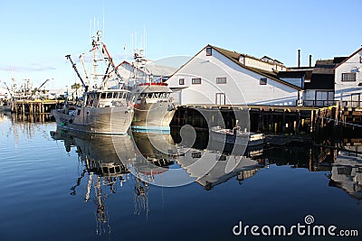 Gulf of Georgia Cannery, Steveston, BC Stock Photo