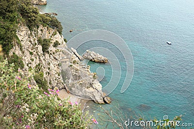 The coastline of Salerno Gulf, Amalfi Coast, Italy Stock Photo