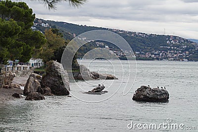 The Gulf of Trieste, Italy October 2016 Stock Photo