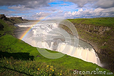 Gulfoss, Iceland Stock Photo