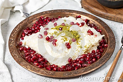 Gullac dessert. Ramadan dessert. Symbolic food Stock Photo