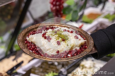 Gullac dessert. Ramadan dessert. Symbolic food Stock Photo