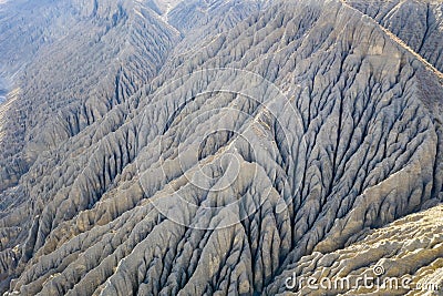 Gully freely of dushanzi grand canyon Stock Photo