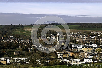 Gulpen, South Limburg, beautiful village to go hiking in all seasons of the year. Stock Photo