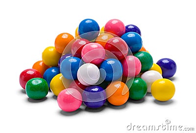 Gum Ball Pile Stock Photo