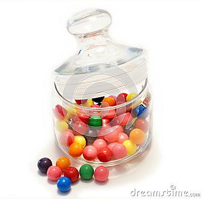 Gum balls Stock Photo