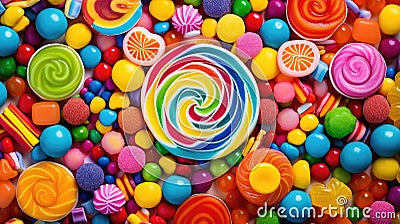 gumdrops confection candy food Cartoon Illustration