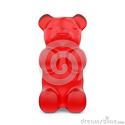 Gummy Bears Candy Isolated Editorial Stock Photo