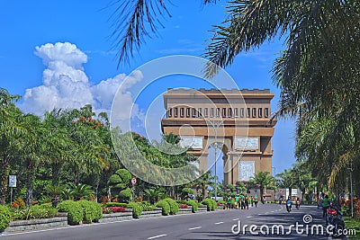 Gumul Monument kediri regency. Editorial Stock Photo