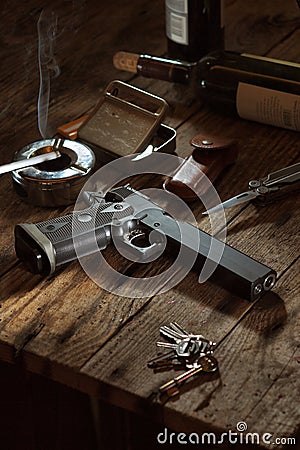 Gun Stock Photo