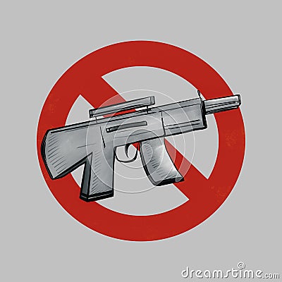 Gun control laws Stock Photo