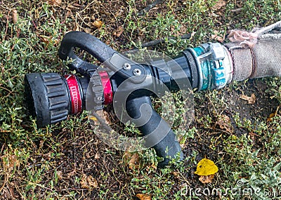 Gun fire on grass during the day Stock Photo