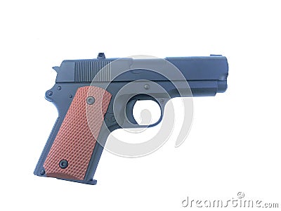 Gun on isolated Stock Photo