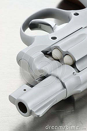 Gun painkiller Stock Photo