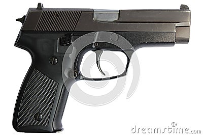 Gun isolated Stock Photo