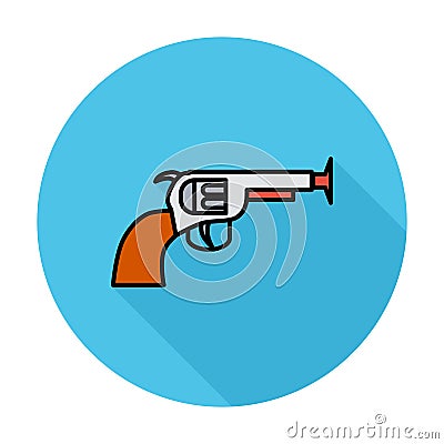 Gun toy Vector Illustration