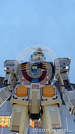 Gundam, Ueno, Osaka, Holliday, Landmark, Travel, Japan. Editorial Stock Photo