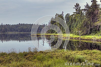 Gunflint Trail in Superior National Forest, Minnesota Stock Photo