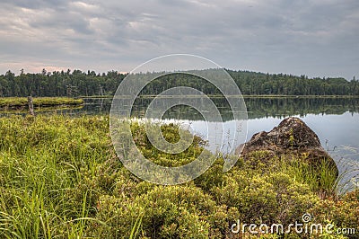 Gunflint Trail in Superior National Forest, Minnesota Stock Photo