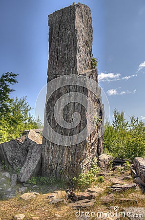 Gunflint Trail in Superior National Forest, Minnesota Stock Photo