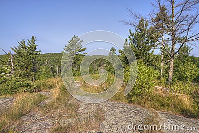 Gunflint Trail in Superior National Forest, Minnesota Stock Photo