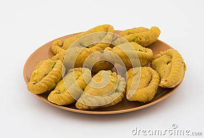 Gunjiya sweet food Stock Photo